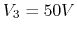 $V_3=50V$