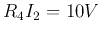 $R_4I_2=10V$