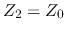 $Z_2=Z_0$