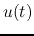 $u(t)$