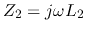 $Z_2=j\omega L_2$