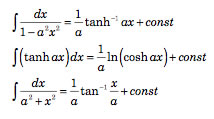 Integrals for flight modeling