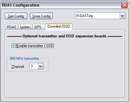 Downlink Tab config